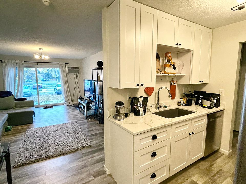 Kitchen into living room with beautiful sunsets into the west facing! Lots of great light