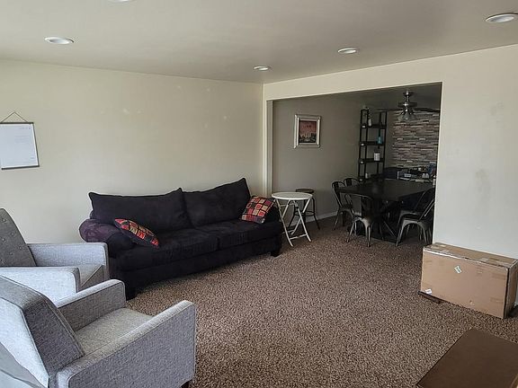 Living room from front door entry.