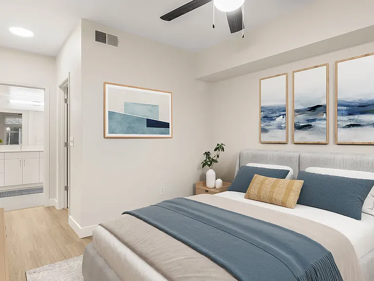 Bedroom with Hard Surface Flooring