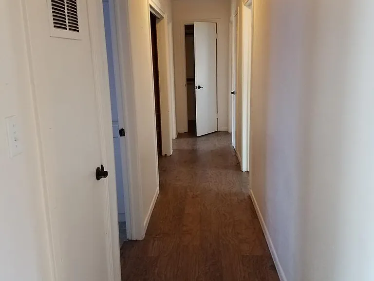 Hallway, new wood and paint - 2 hall closets in hallway