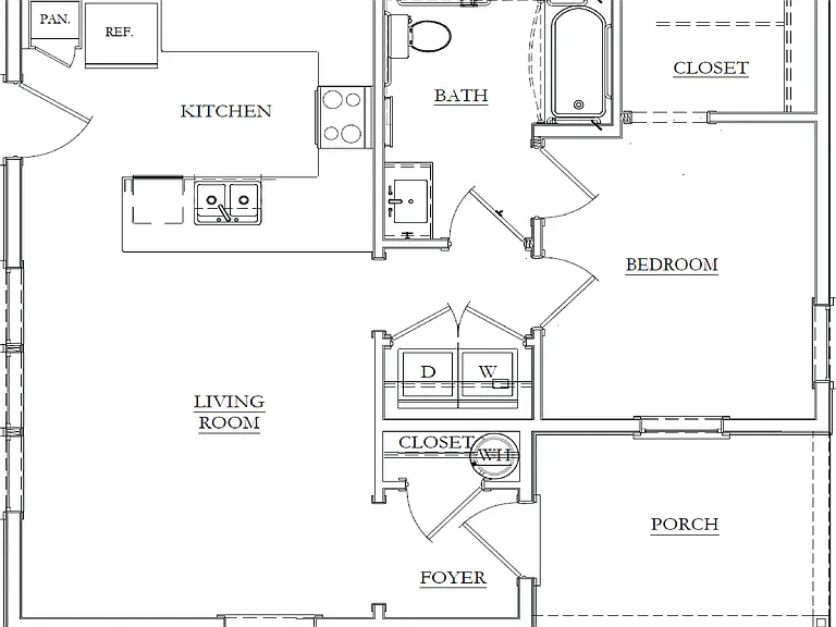 1 Bed Ash Twin - ADA 1 Bed Ash Twin - ADA