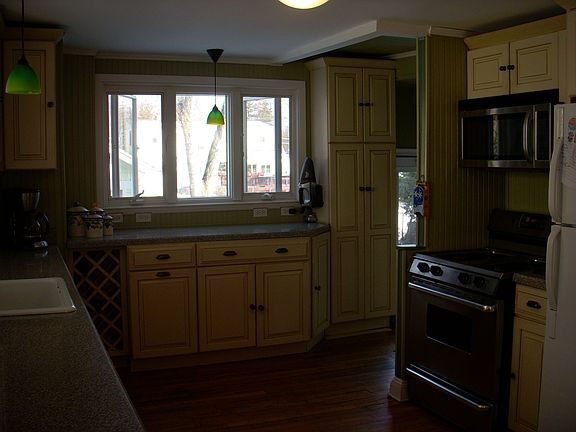Anderson Casement winows overlook the large backyard