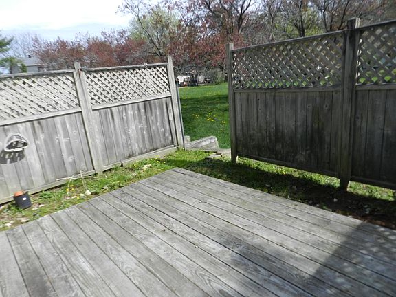 Large private wood deck