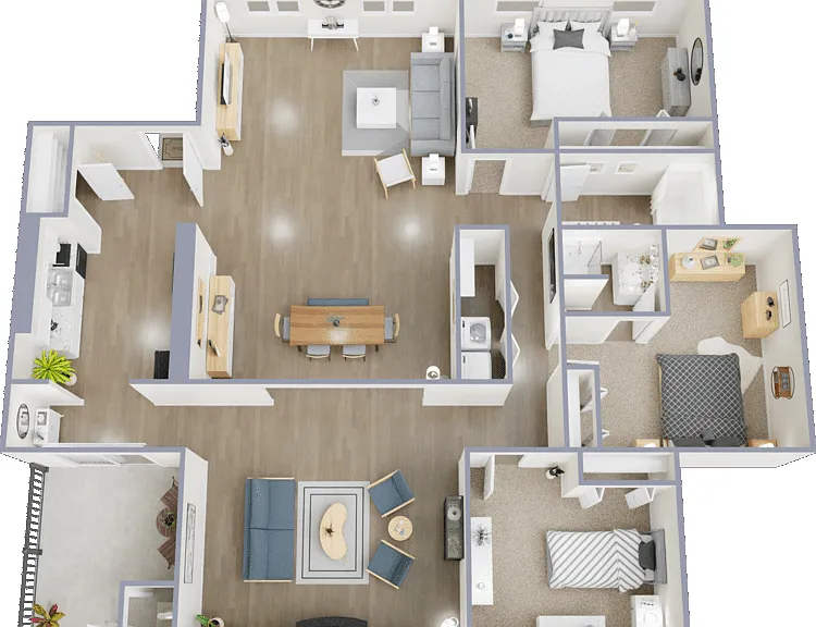3x2 Floorplan Diagram