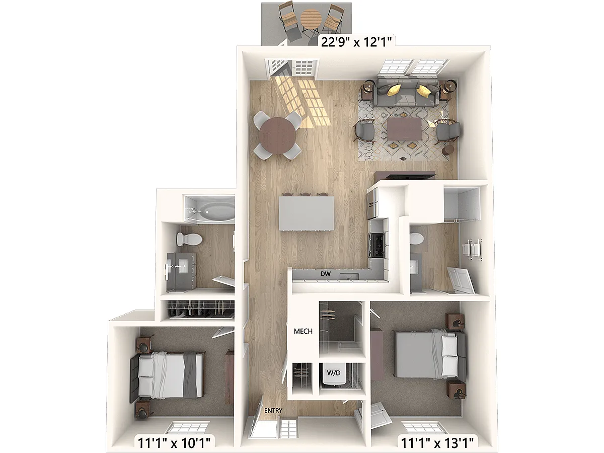 Floor plan B8