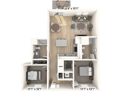 Floor plan B8