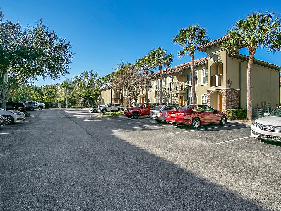apartment building parking lot