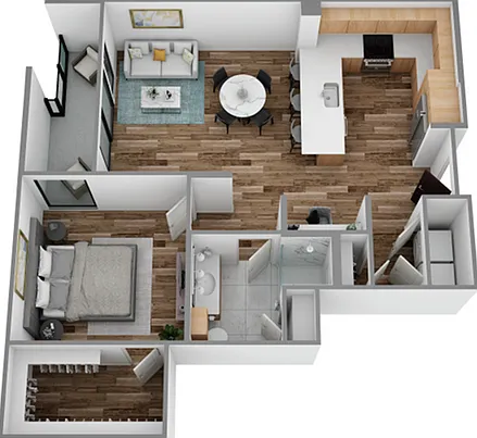 3D H Floorplan 3D H Floorplan