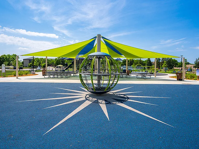 Becker Park Inclusive Playground just a few minutes away in Crystal