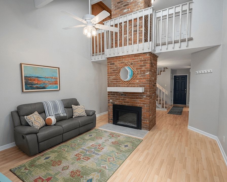 Living room from front door