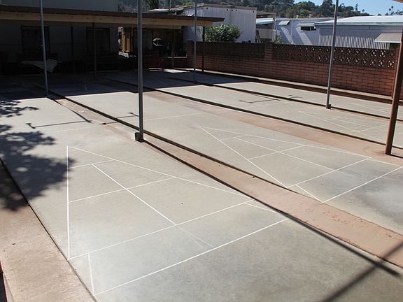 Shuffleboard Court