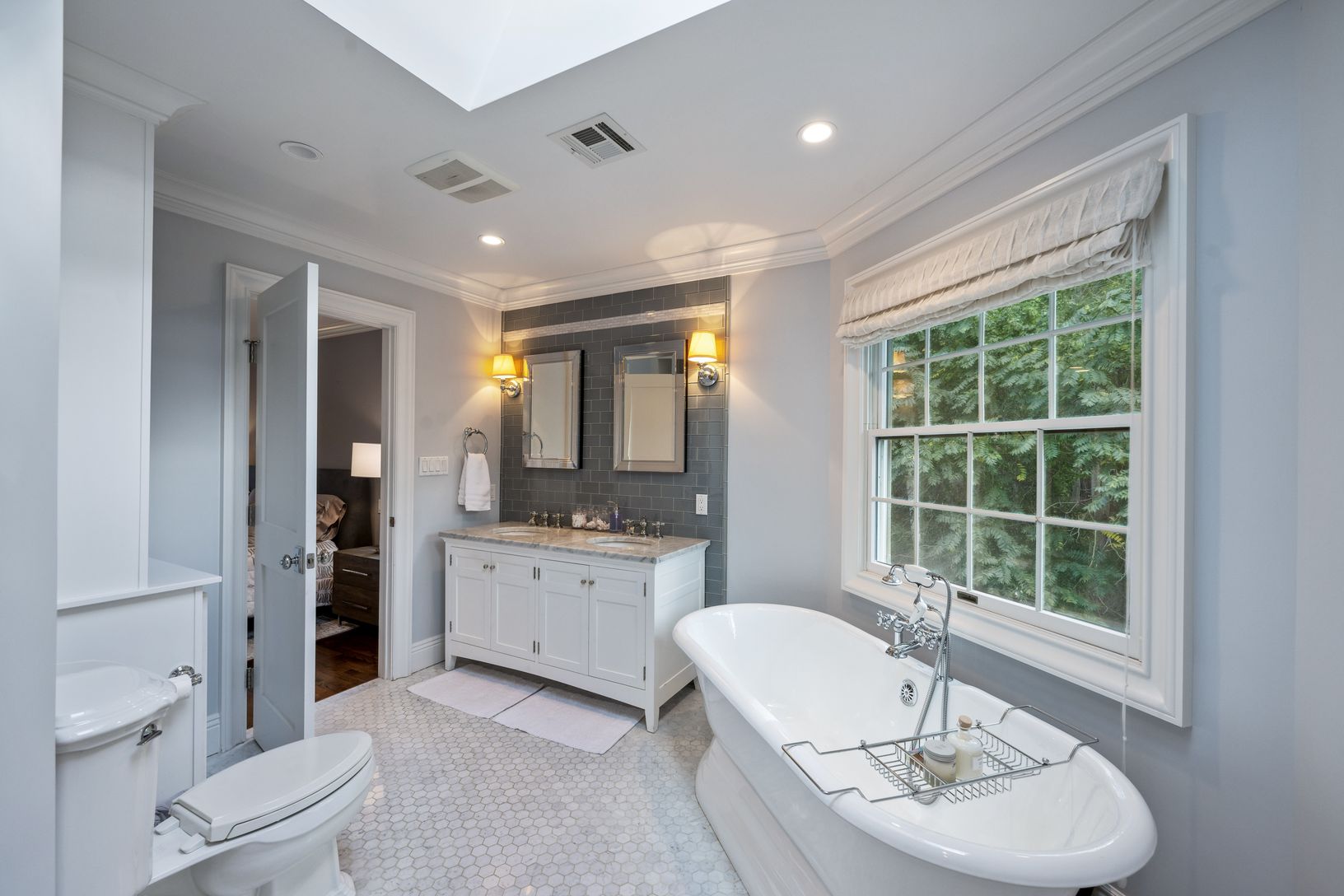  Primary Bath with Soaking Tub and Glass Shower