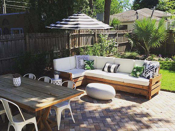 Patio will be unfurnished.