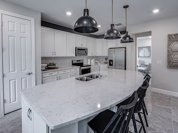 Kitchen with center island
