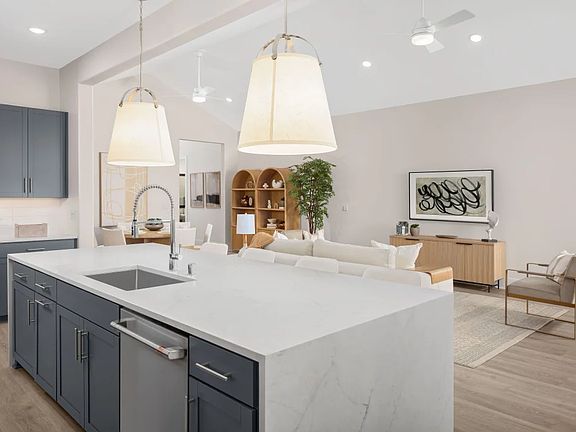 Kitchen overlooking great room