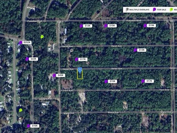 107 Helen Ave Lot 4, Georgetown, FL 32139