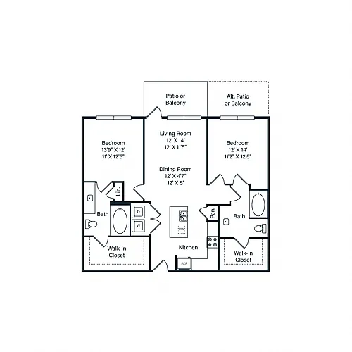 Floor plan B1