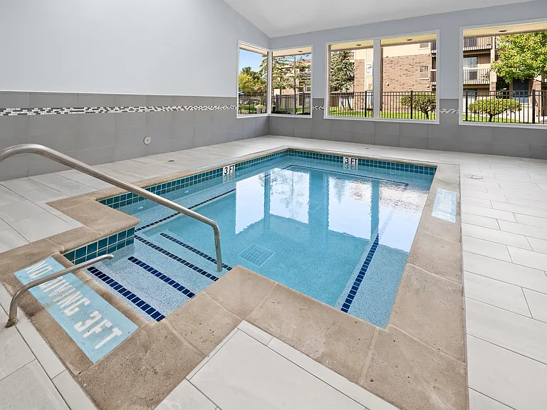 Indoor Hot Tub at Lakeside Village Apartments Clinton Township Michigan