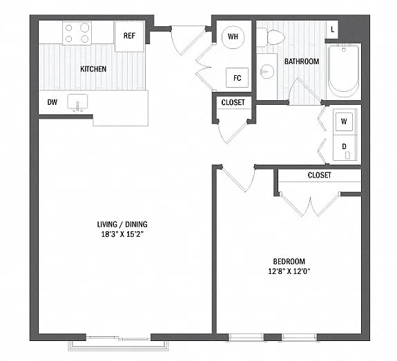 Floor plan A2 - Classic
