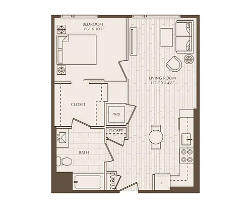 Floor plan A6.H