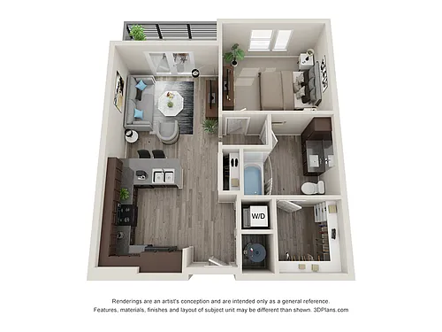 Floor plan The Birdsong - Elevated