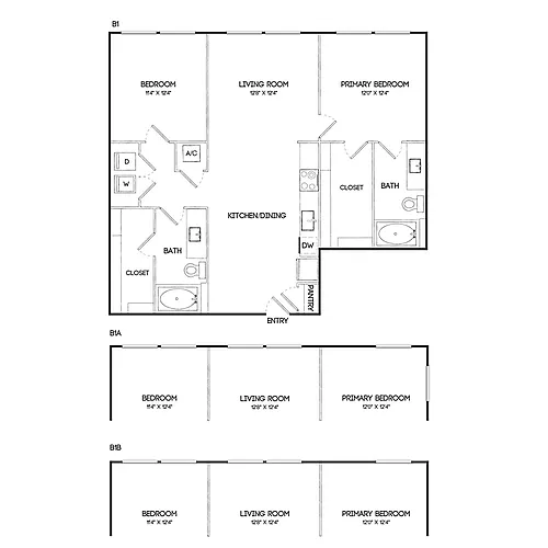 Floor plan B1A