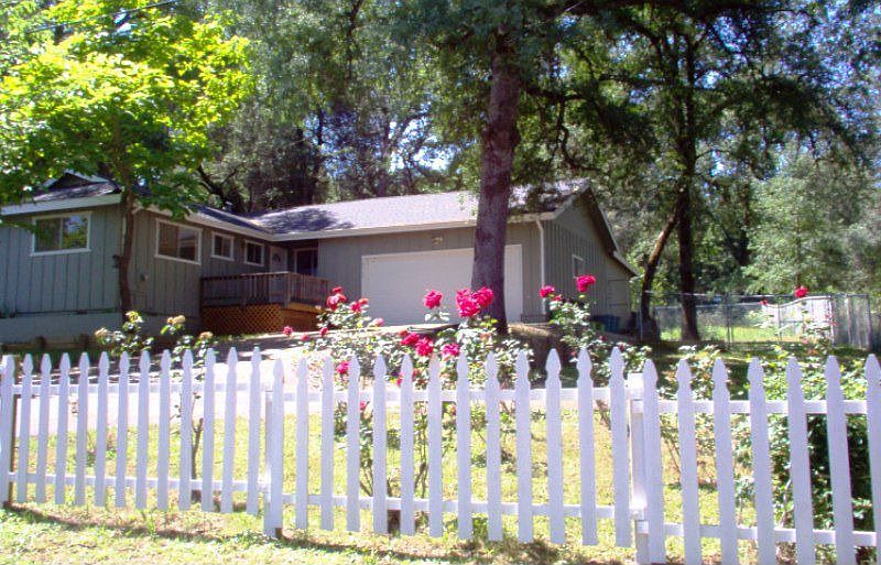 White Picket Fence with Roses