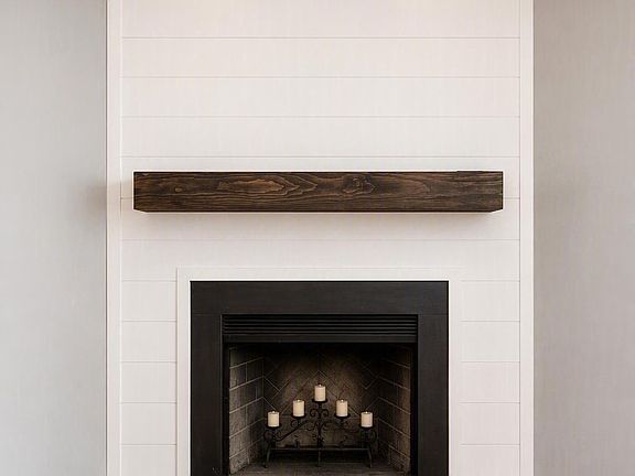 Shiplap accent wall