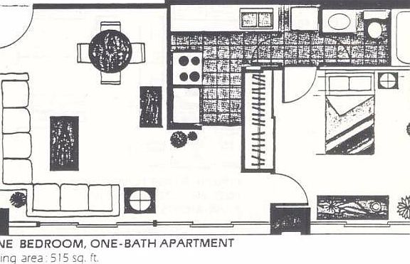 Apartment layout.