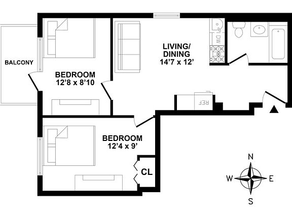 2nd image of 1810 3rd Ave APT A7b