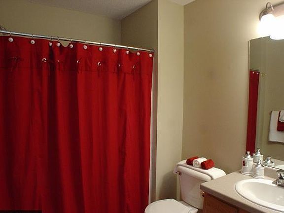 Bathroom with linen closet