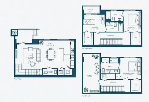 Floor plan Virginia Young - North Tower
