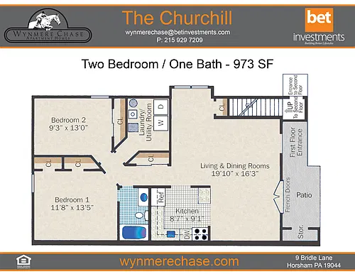 Floor plan Churchill