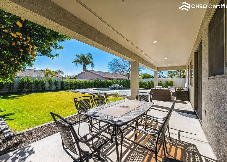 Sunny Outdoor Dining Space