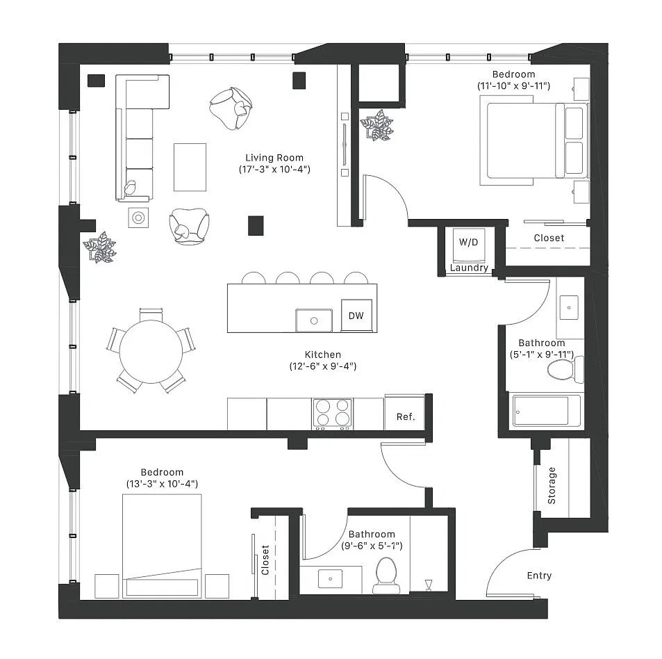 Floor plan B5