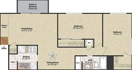 Two Bedroom Two Bedroom