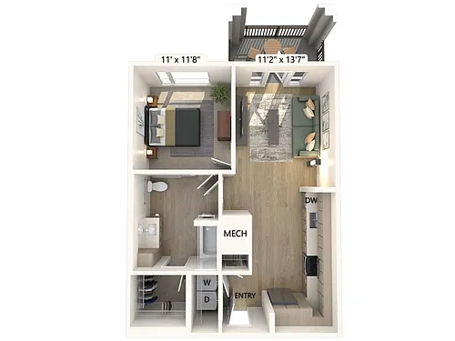 Floor plan 318