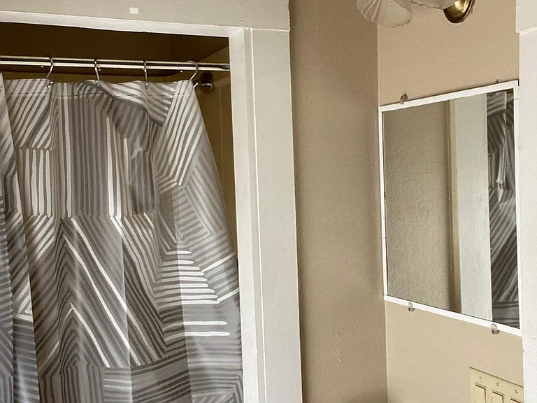 Comfy bath and shower.