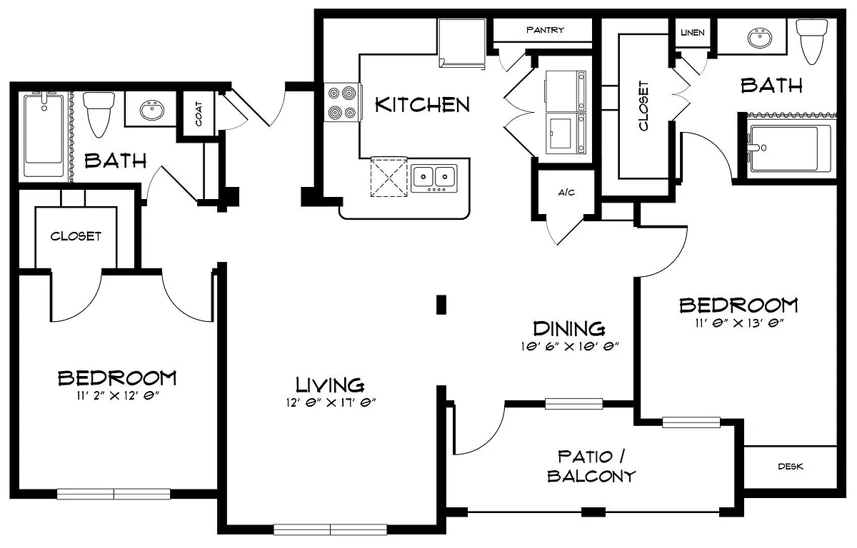 Floor plan B2