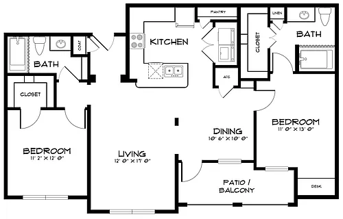 Floor plan B2