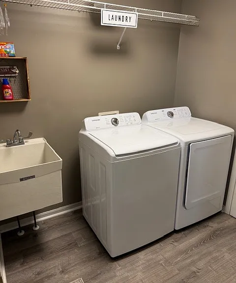 First floor laundry