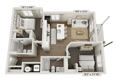 Floor plan Lodge