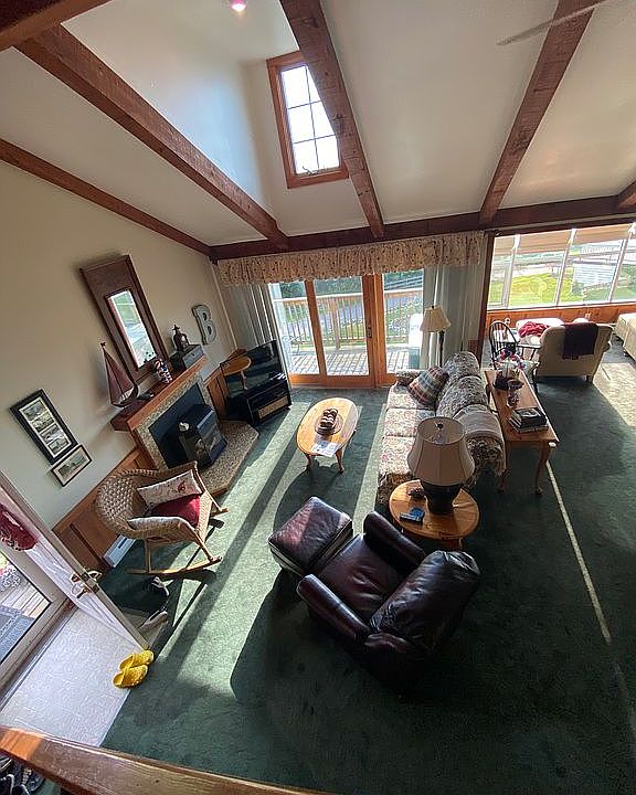Living room and front door 