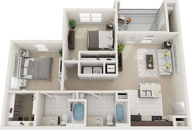Floor plan The Mesquite