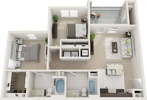 Floor plan The Mesquite