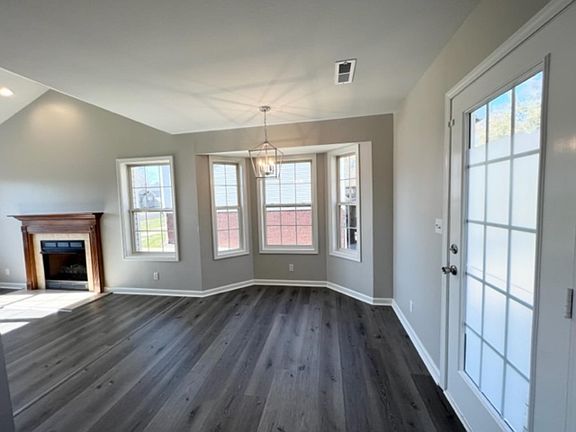 Dining area that opens to the living room
