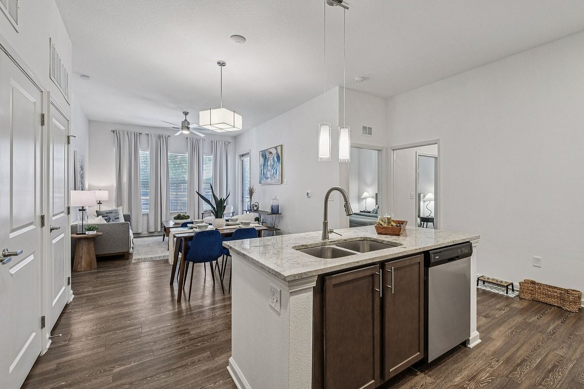 Experience modern living in this airy, sunlit space with sleek design features.