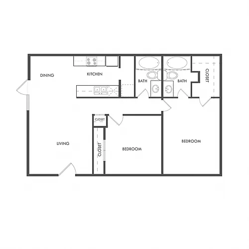 Floor plan B - Upgrade