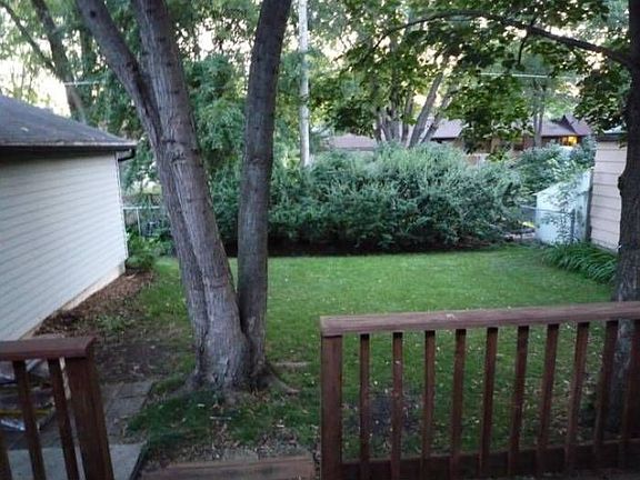 Secluded back yard