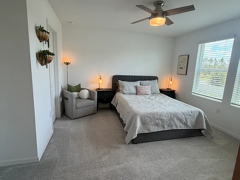 Master Bedroom with spacious walk-in closet.
